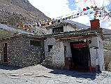 414 Muktinath Jwala Mai Fire Temple Outside The Jwala Mai fire temple (also called Mebar Lhakang) is the most important Muktinath temple, located in the southern corner of the Muktinath complex. It is famous for a fire that never goes out - miraculous?